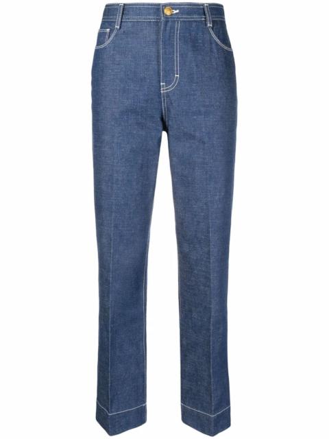 TORY BURCH straight-leg denim jeans