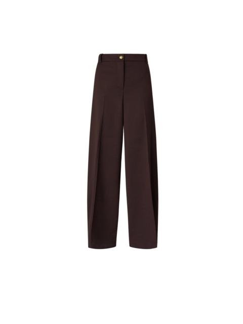 PINKO BARREL-FIT TROUSERS IN WOOL-BLEND FABRIC