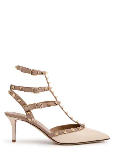 Valentino Valentino Rockstud 65 특허 가죽 펌프