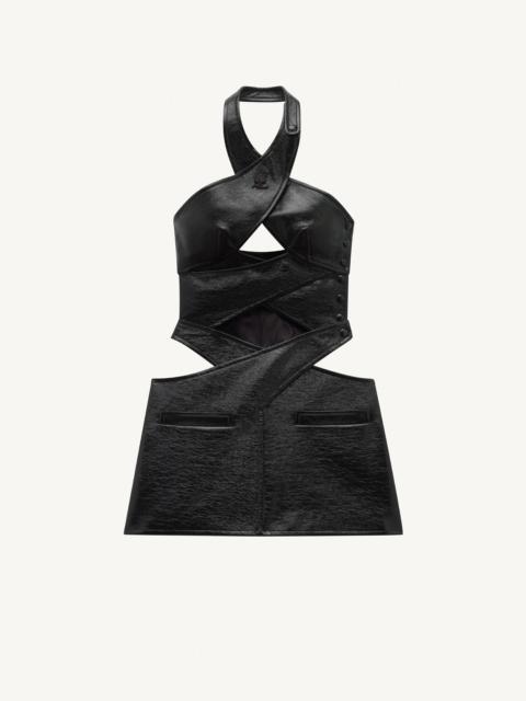 courrèges MULTI CRISS CROSS VINYL DRESS