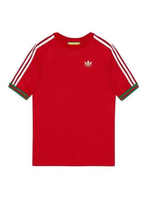 GUCCI Gucci x adidas Jersey T-Shirt 'Red' 700486-XJEJT-6429