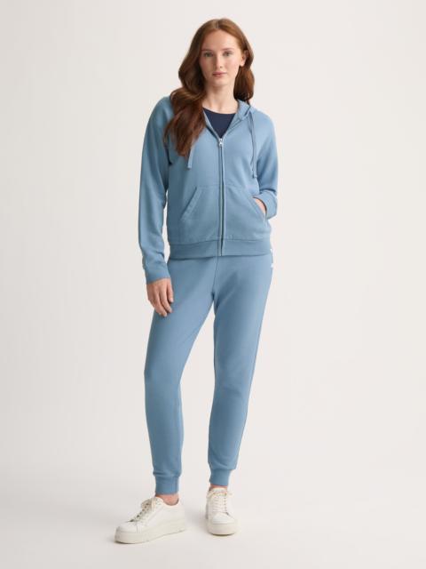 Derek Rose Women's Hoodie Quinn Cotton Modal Soft Denim Blue