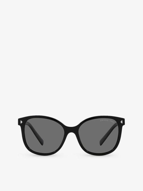 Prada PR 22ZS square-frame acetate sunglasses