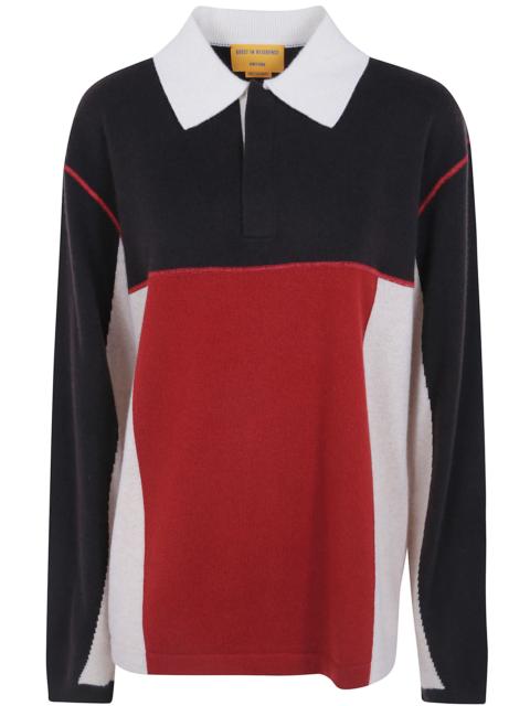 GUEST IN RESIDENCE Polo Shirt Color Block "Color Block Rugby"