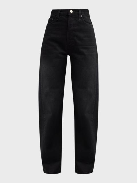 TOTEME Mid-Rise Twisted Seam Straight-Leg Jeans