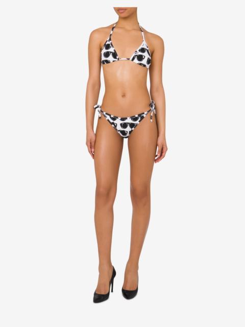 Moschino ALLOVER SUNGLASSES SWIM BRIEFS
