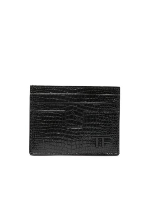 lizard-skin effect cardholder