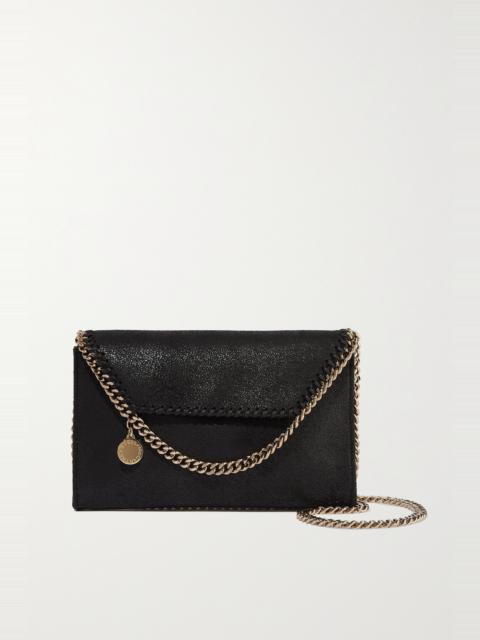 Stella McCartney The Falabella mini faux brushed-leather shoulder bag