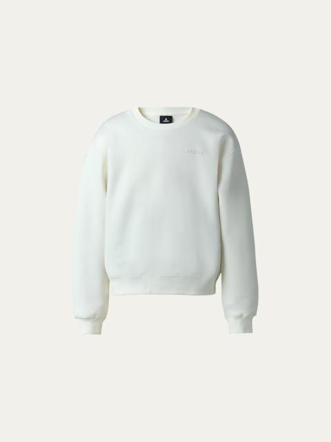MACKAGE Men's Julian Jersey Crewneck Sweater