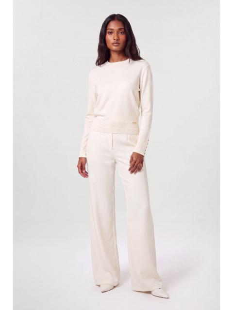 KAREN MILLEN Forever Viscose Blend Knitted Long Sleeve Crew Neck Jumper