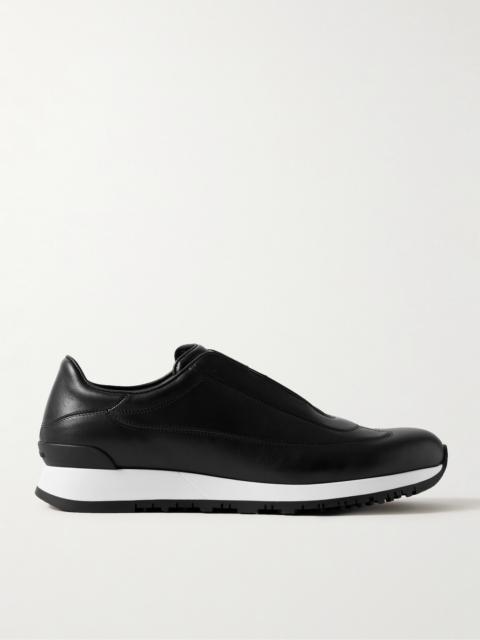 John Lobb Lift Leather Slip-On Sneakers