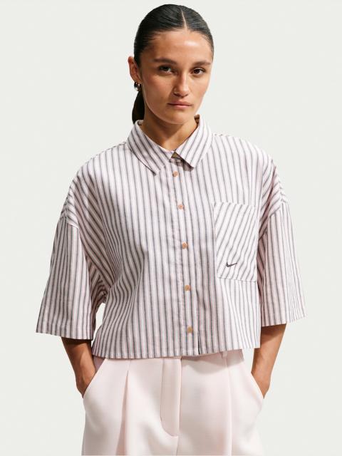 Nike Nike Sportswear Chill Poplin Women's Oversized Striped Top