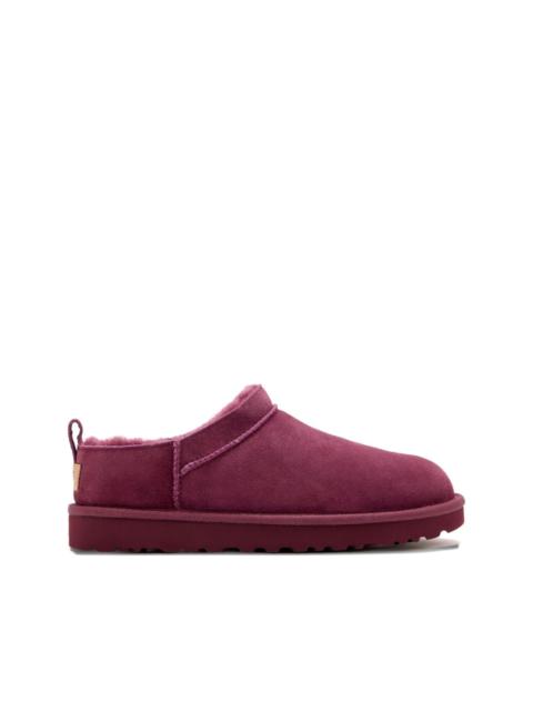 UGG suede pull-tab slippers
