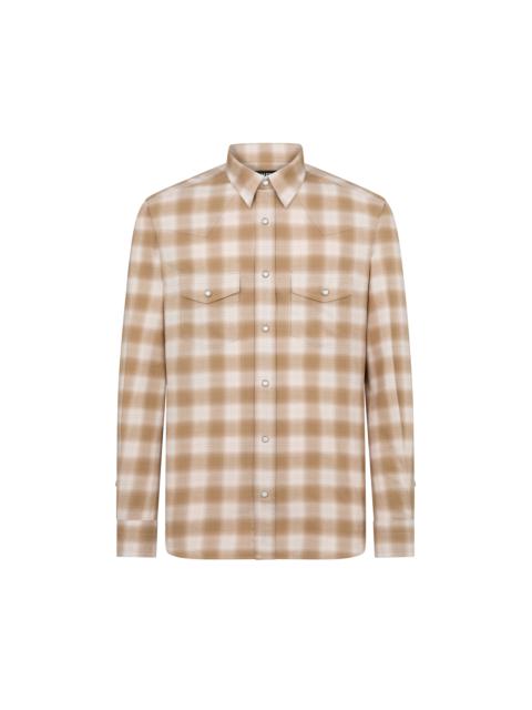 BRUSHED CHECK WESTERN SHIRT