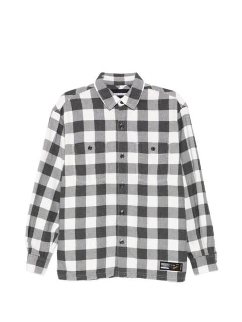 garment dyed check shirt