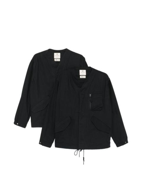 snow peak zip-fastening pocket jacket