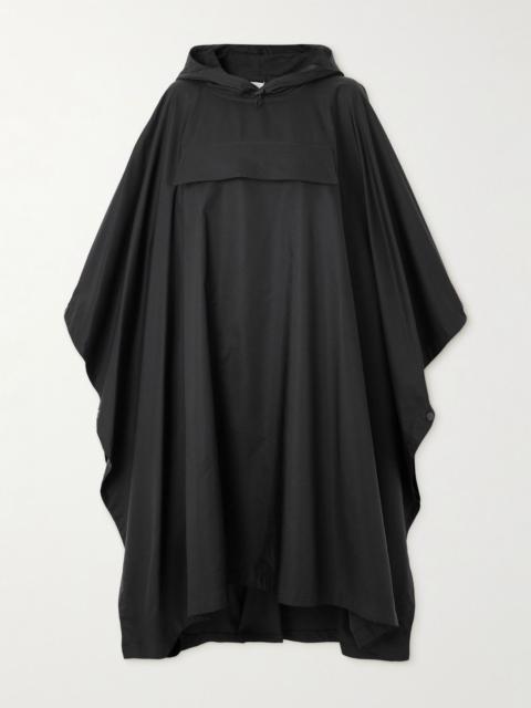 The Row Rian hooded shell coat Black