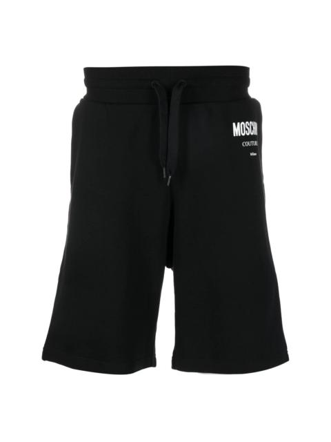 Moschino logo-print sweat shorts