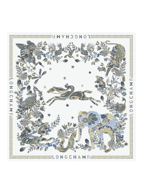 Longchamp Forêt Longchamp Silk scarf 90