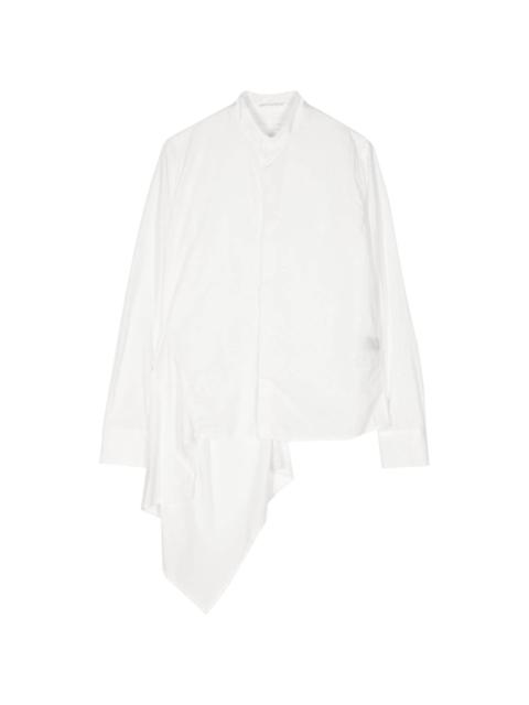 asymmetric cotton shirt