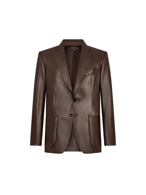 SOFT NAPPA PLONGE SARTORIAL BLAZER