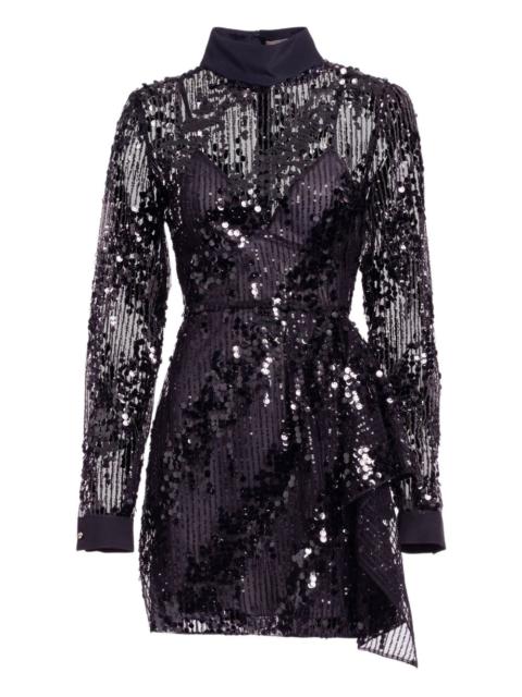 ELIE SAAB long-sleeve mini dress