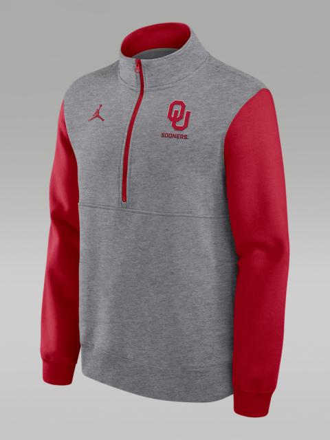 Jordan Oklahoma Club Men's Jordan Brand College 1/2-Zip Crew