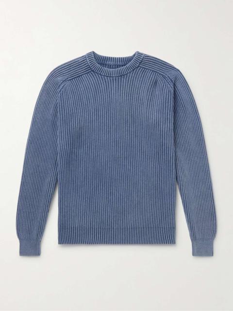 Noah Summer Shaker Ribbed Cotton Sweater