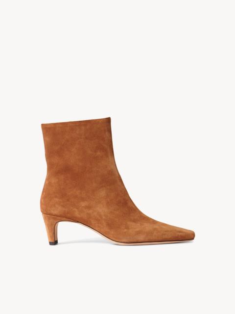 STAUD STAUD WALLY ANKLE BOOT TAN SUEDE