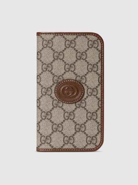 GUCCI GG iPhone 15 case with wallet