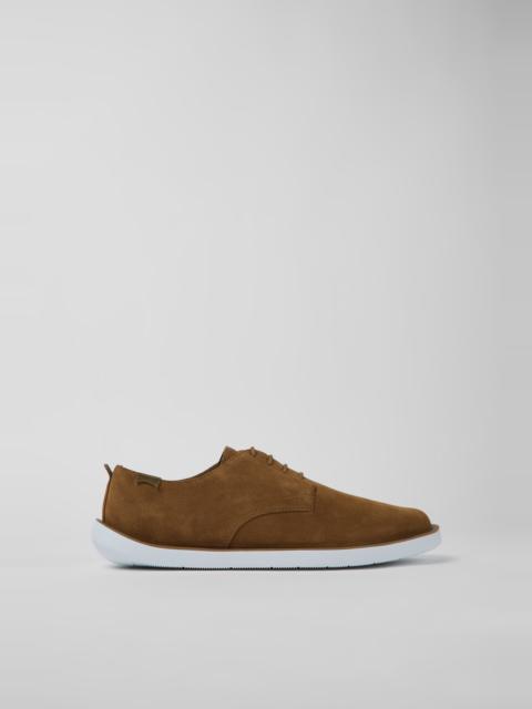CAMPERLAB Brown nubuck shoes for men