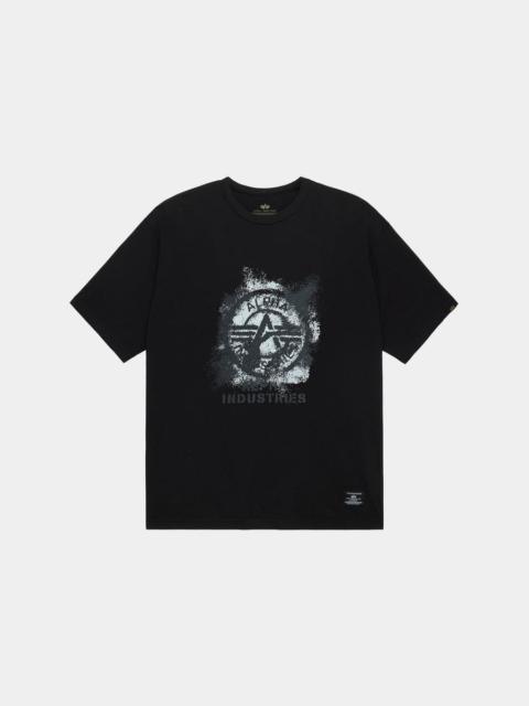 ALPHA INDUSTRIES RELAXED FADED PRINT TEE