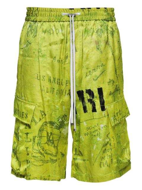 AMIRI printed cargo shorts