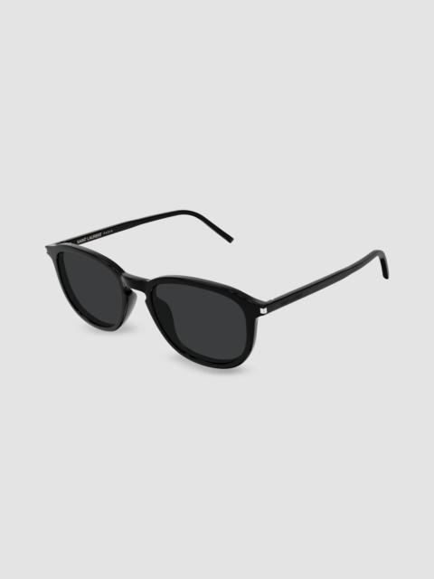 SAINT LAURENT Men's 52MM Round Sunglasses - Black