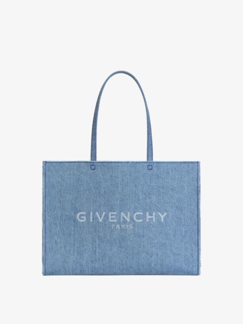 Givenchy LARGE G TOTE SHOPPING BAG IN DENIM