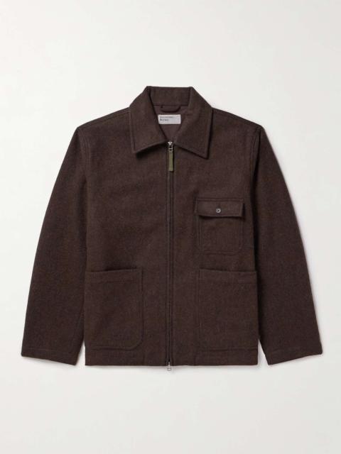 Melton Wool-Blend Jacket