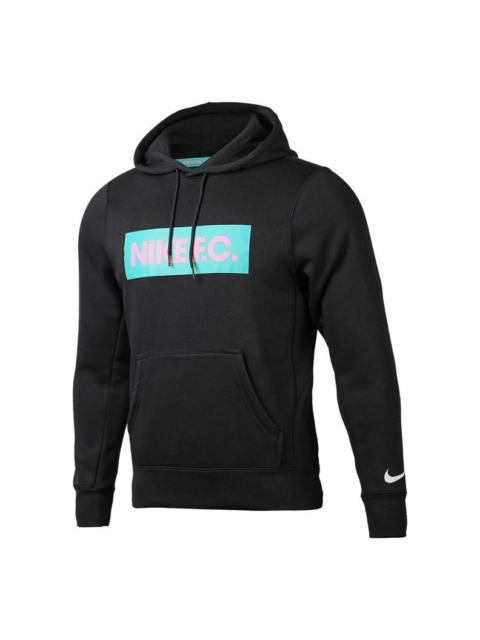 Nike F.C. Football Sweatshirt Fleece Hooded Pullover Men's Black CT2012-011