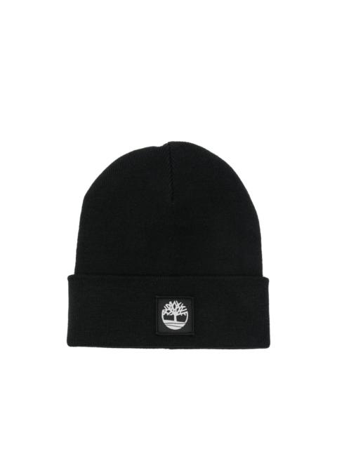Timberland logo-patch beanie