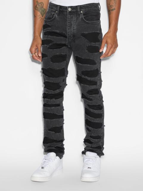 Ksubi CHITCH SHREDDED BLACK