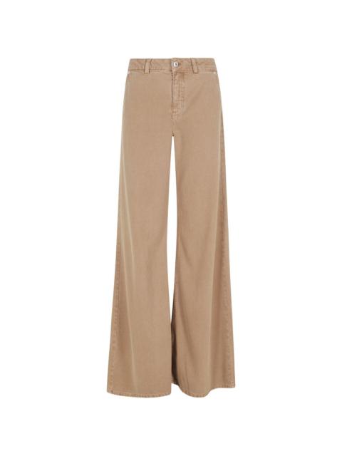 Blumarine button wide-leg jeans