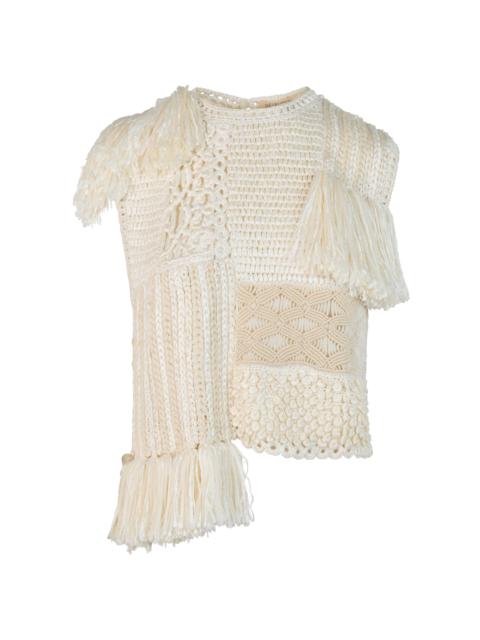 HEIRLOME Quinn Silk Top ivory