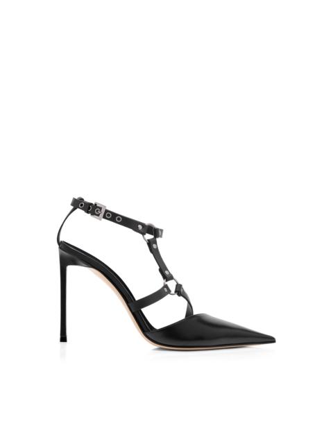 TOM FORD SHINY LEATHER BOUND PUMP