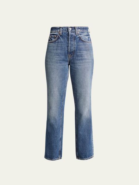 GRLFRND Cassidy High-Rise Straight Jeans