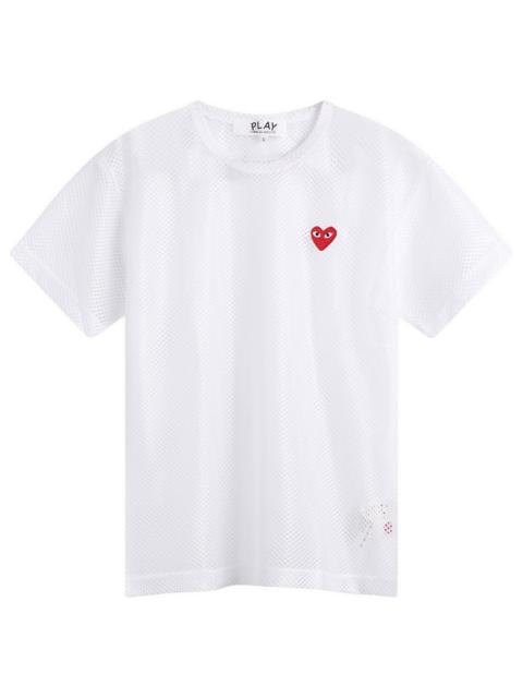 Comme des Garçons PLAY Comme des Garçons Play Mesh T-Shirt Red Emblem