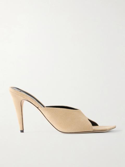 CHRISTEN Edge 95 Suede Sandals