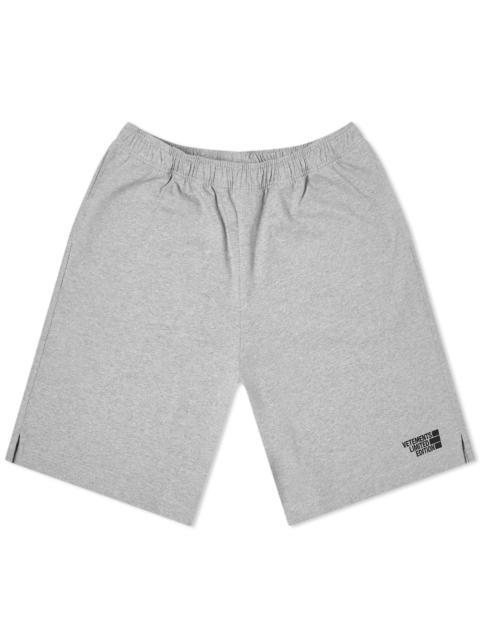 VETEMENTS VETEMENTS Logo Limited Edition Jersey Short