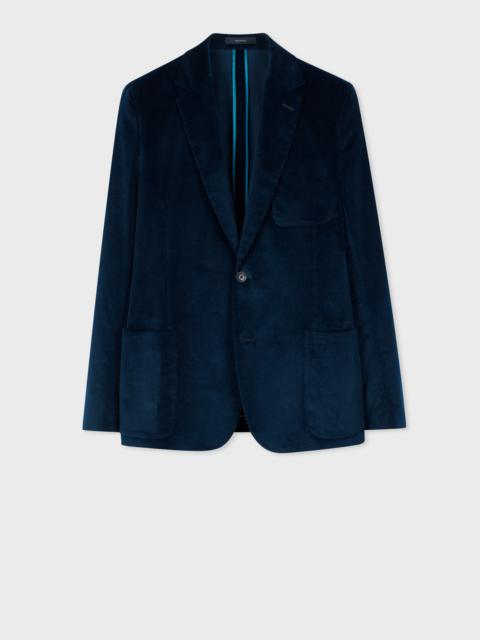 Paul Smith Navy Cotton-Blend Corduroy Unlined Blazer