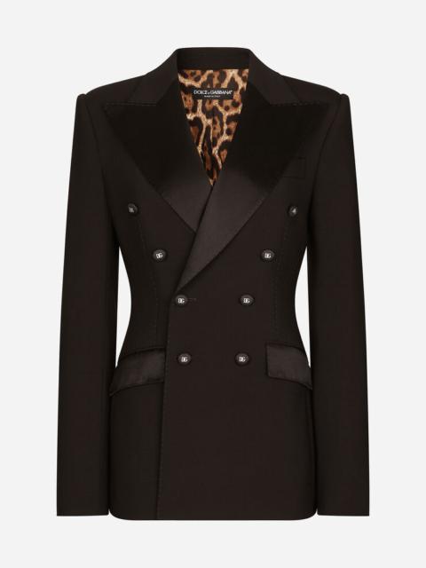 Dolce & Gabbana Satin and duchesse tuxedo jacket