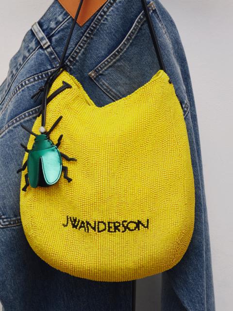 JW Anderson SMALL BEADED BULB BAG IN YELLOW
