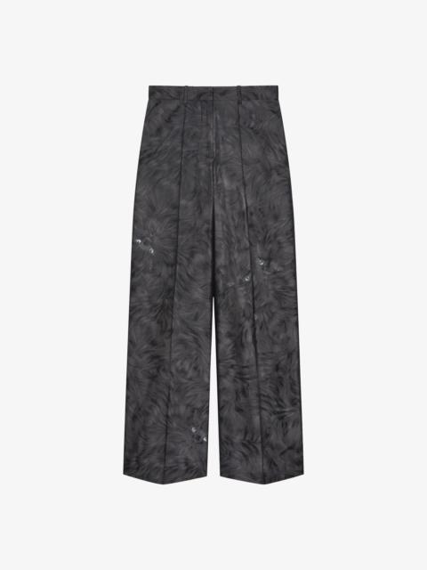 OVERSIZED TAILORED PANTS IN CAT JACQUARD